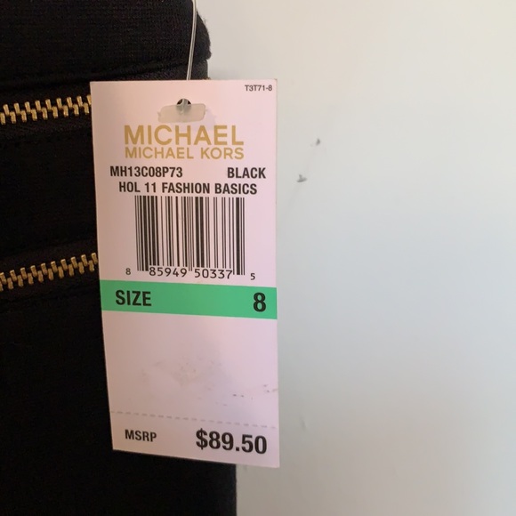 Michael Kors Ponte Knit Black Pants - Picture 8 of 10